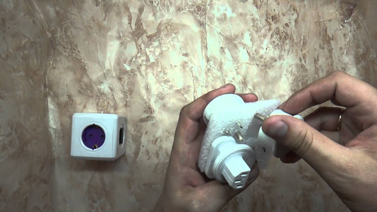 Тройник ReWirable USB от Allocacoc который поможет забыть о совместимости розеток разных стран