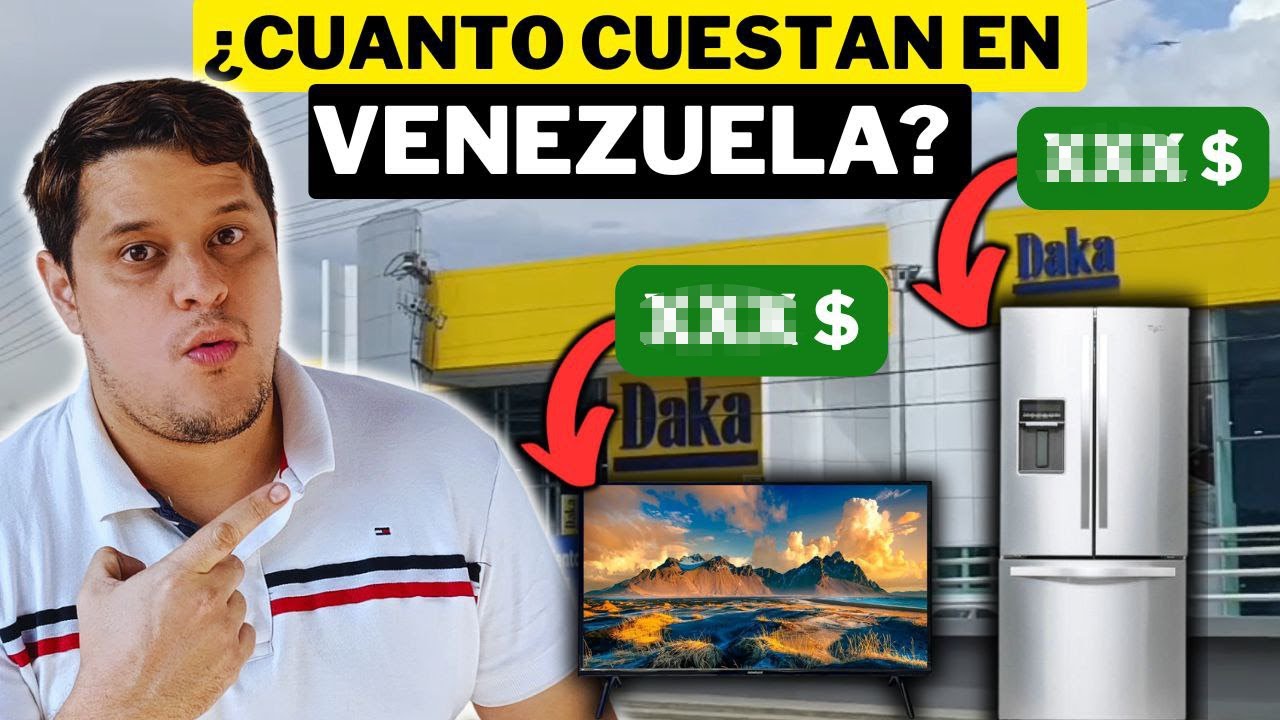 🤔¿Cuanto CUESTAN los ELECTRODOMÉSTICOS En VENEZUELA en este 2025 ? |  Conociendo el DAKA DE MARACAY