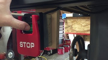 Paddle switch hooked to VFD