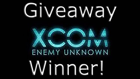 XCOM: Enemy Unknown Giveaway Winner!