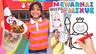 LEIKA BIKIN MENU RAHASIA MIXUE 😍 DRAMA PARODI LEIKA VS TOMPEL CHALLLENGE MEWARNAI KARAKTER MIXOE