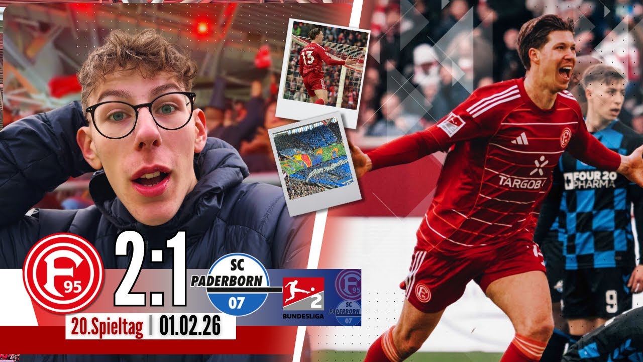 Düsseldorf vs. Paderborn StadionVlog🔥Fortuna gewinnt wichtiges Heimspiel im Abstiegskampf⚽️😳