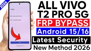 All Vivo Android 15 Frp Bypass/Latest Security Update 2026/Gsm Devil/Google Account Bypass/NewMethod