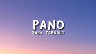 Pano - Zack Tabudlo (Lyrics)