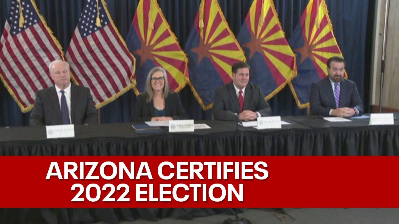 Arizona certifies midterm election results YouTube
