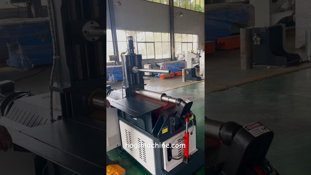Hogi Hydraulic 2-Roller plate rolling machine for cylinders mass production 