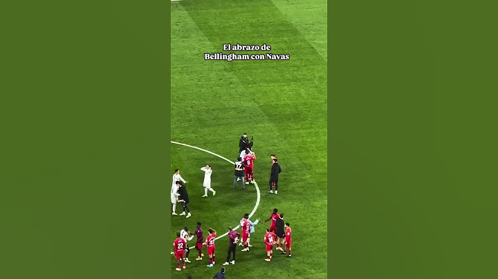 El ABRAZO de BELLINGHAM para DESPEDIR a JESÚS NAVAS