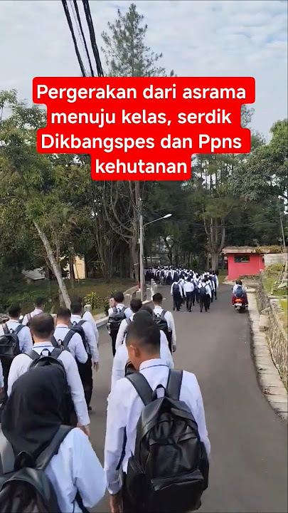 pergerakan dari asrama ke kelas, Lemdiklat Reserse Polri megamendung #shorts