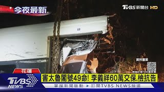 害太魯閣號49命! 李義祥60萬交保.檢抗告|TVBS新聞