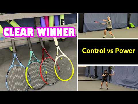 Coaches trying Dunlop rackets vs Technifibre Fire 305 + Babolat Pure Drive | tennis racket review