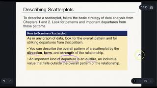 Chapter 3 Section 1: Scatterplots & Correlation