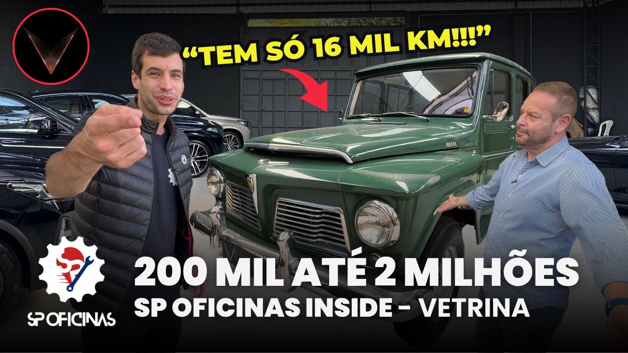 SP OFICINAS INSIDE - “CARROS DE MILHÕES… E UMA RELÍQUIA! 😱 Dentro da Vetrina Imports!”