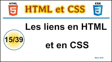 Les liens en HTML et en CSS [CHTS15]