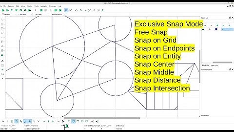 Snap Function - Librecad