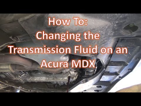 changing-transmission-fluid-on-an-acura-mdx