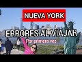 Errores al viajar a Nueva York 🛑✋NO COMETAS ESTOS ERRORES 🗽