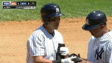 BAL@NYY: Ellsbury lines a two-run double past Lough
