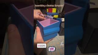 Details Assembling a Desktop Dumpster Update