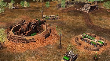 GLA GLA General vs 2 USA - Command & Conquer Generals Shockwave Chaos