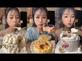 ASMR MUKBANG - MUKBANG SOUND - EATING WHOLE CREAM &amp; CHEESECAKE