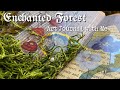 Enchanted forest asmr art journaling  fairy door  diary decoration  no talking