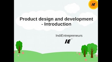 Product design and development: Lecture-1: Introduction