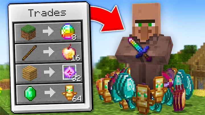 I Made Villagers Trade OP Items in Minecraft...