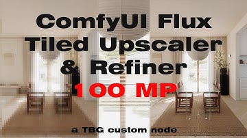 ComfyUI Flux Tiled Upscaler & Refiner– Best Flux Workflow for enhanced refinment up to 100MP | TBG
