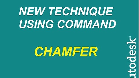 AutoCAD 2007 TUTORIALS -20- Chamfer