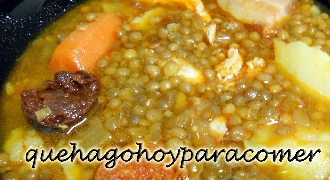 Lentejas con compango