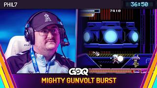 Mighty Gunvolt Burst by Phil7 in 36:50 - Summer Games Done Quick 2026