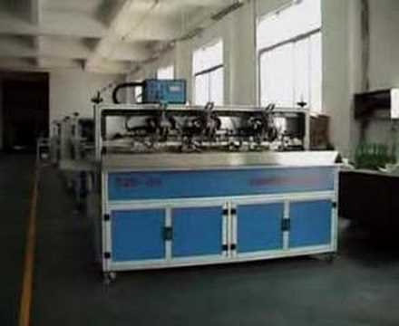 AUTOMATIC GLASS BOTTLE SCREEN PRINTER
