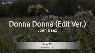 Joan Baez-Donna Donna (Edit Ver.) (Karaoke Version)