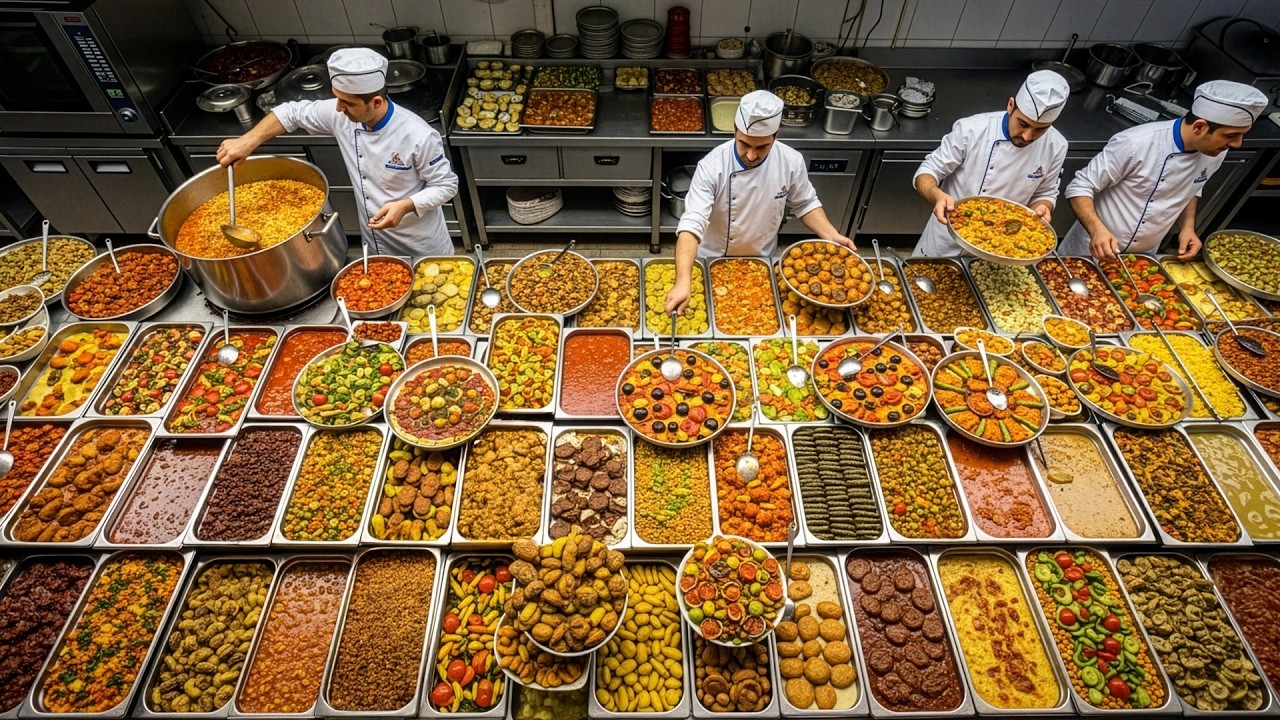 Best Home-Style Cooking Restaurants - Turkish Food Compilation