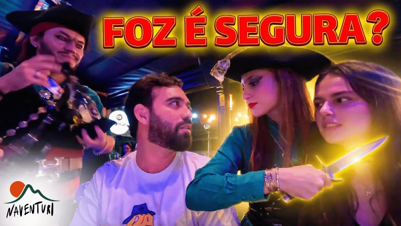 NOITE EM FOZ DO IGUAÇU: Fomos cercados por piratas! 🏴‍☠️ + Dica de onde se hospedar (Ep. 3)