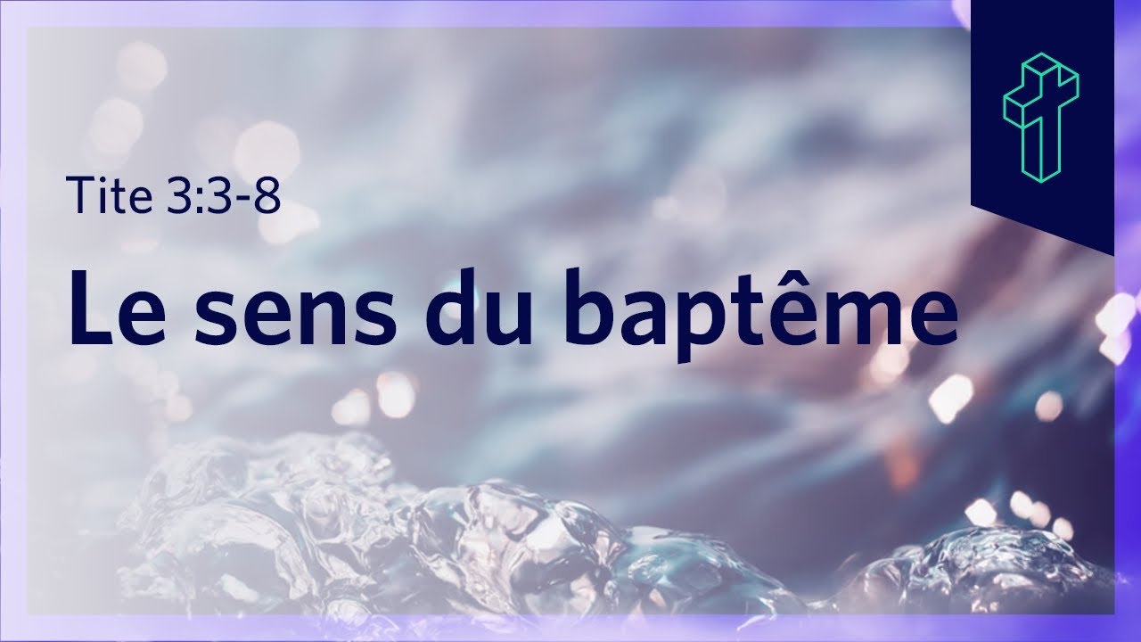 Baptême de l'Esprit et baptême d'eau - le lien entre nouvelle naissance ...