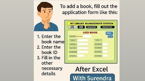 Library Management System in Excel | Step-by-step Tutorial (Hindi)| easy |Best| with coding||