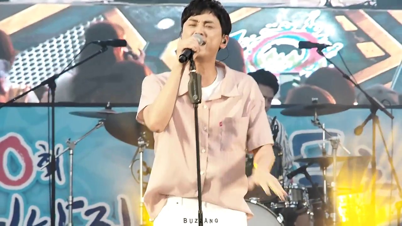 170728  버즈 BUZZ 미니앨범 +사랑하지 않은 것처럼+ 민경훈(정남진 장흥 물축제)