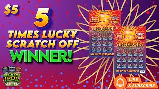⭐️WINNER!⭐️ $5 5 TIMES LUCKY SCRATCH OFF TICKETS! Ohio Lottery!🍀🍀🍀 #fun #game #win #lottery #money