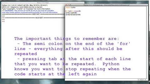 Getting started with the Python Turtle