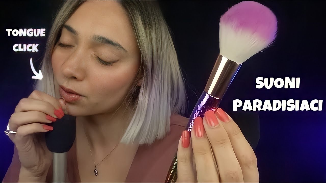 IL VIDEO ASMR PERFETTO | Brushing Camera, Siero, Tongue Click, Tapping