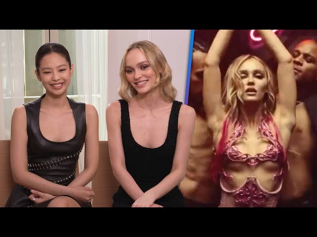 Lily-Rose Depp and Jennie Kim in Chanel at The Idol première at