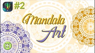 CorelDRAW TUTORIAL - Geometric MANDALA ART Design #2