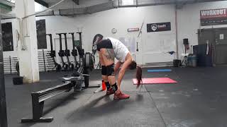 18.3 B , Berlin Throwdown, team T-rex Power, women scaled teams