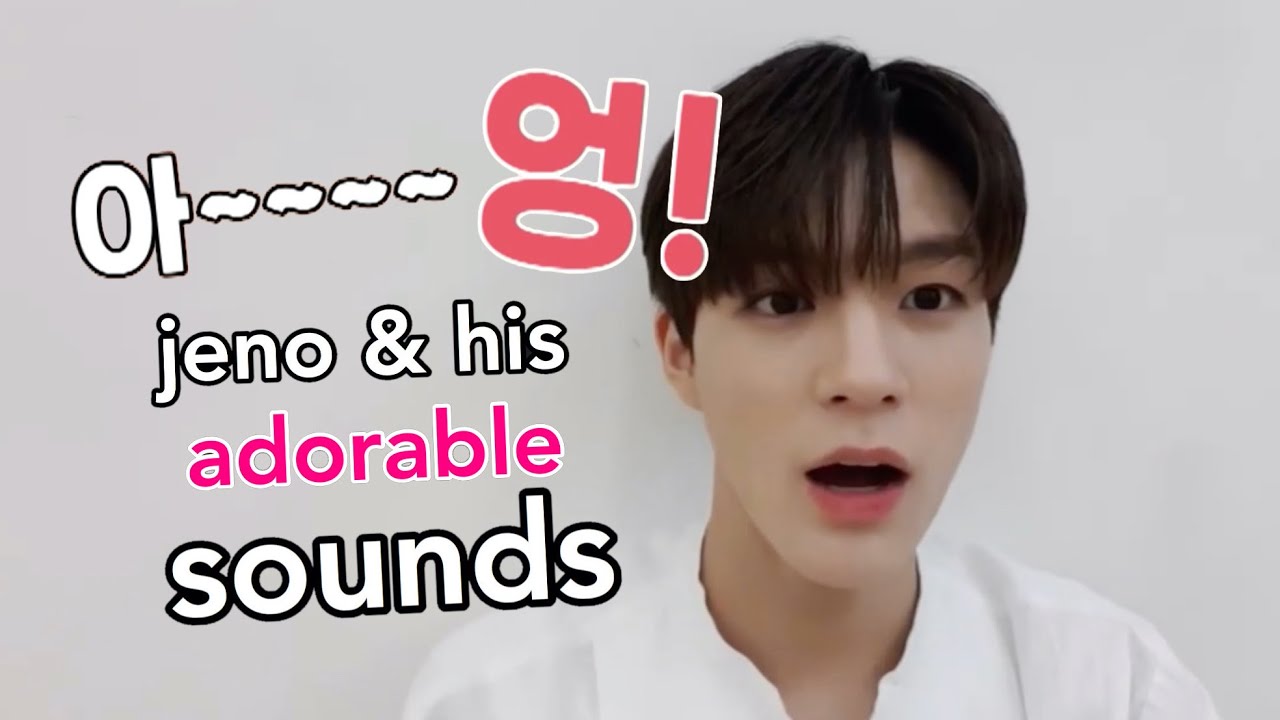 nct jeno and his adorable sounds