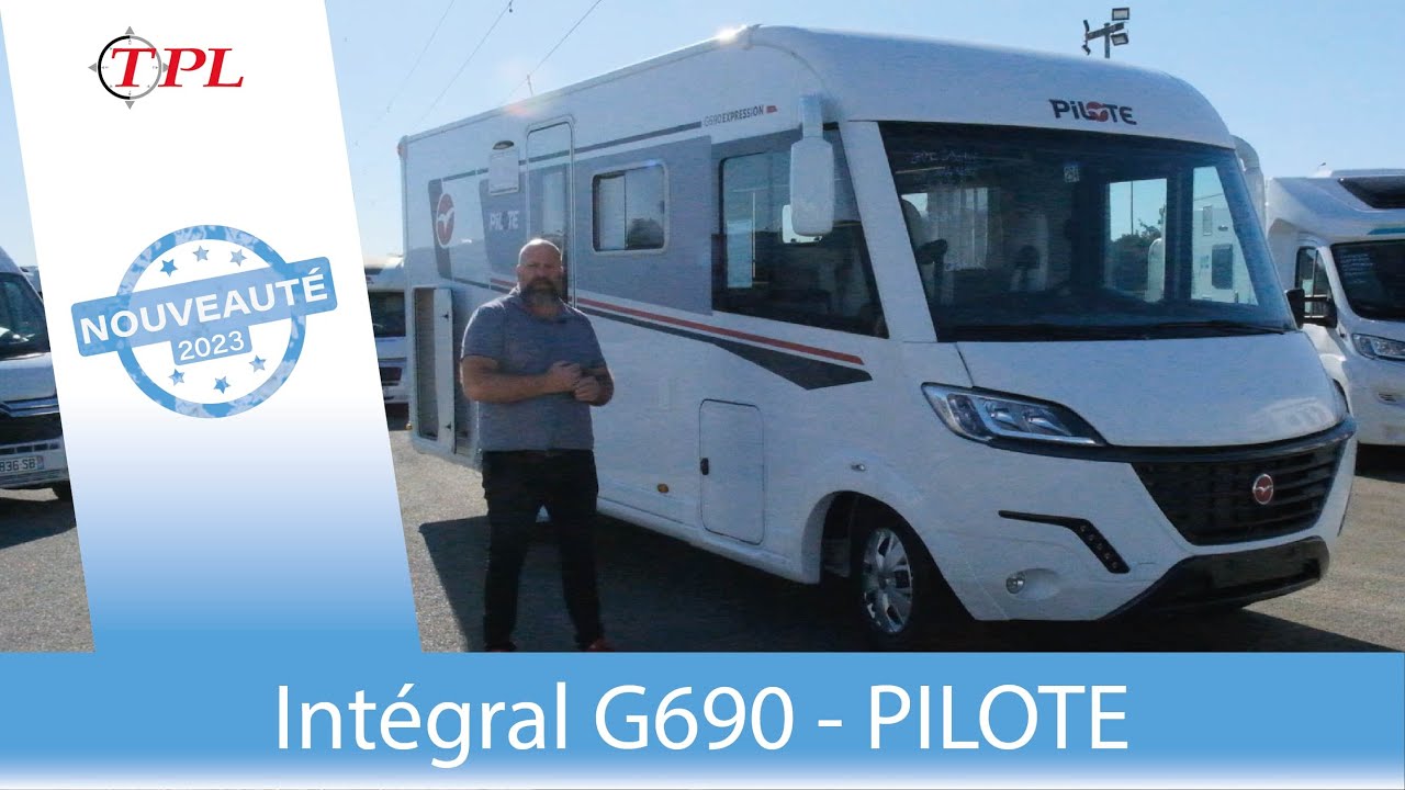 Découvrez le camping-car intégral avec dressing et salle-de-bain arrière de Pilote : le G690D !