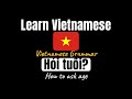 Hỏi tuổi trong tiếng Việt | Vietnamese Grammar for Beginners