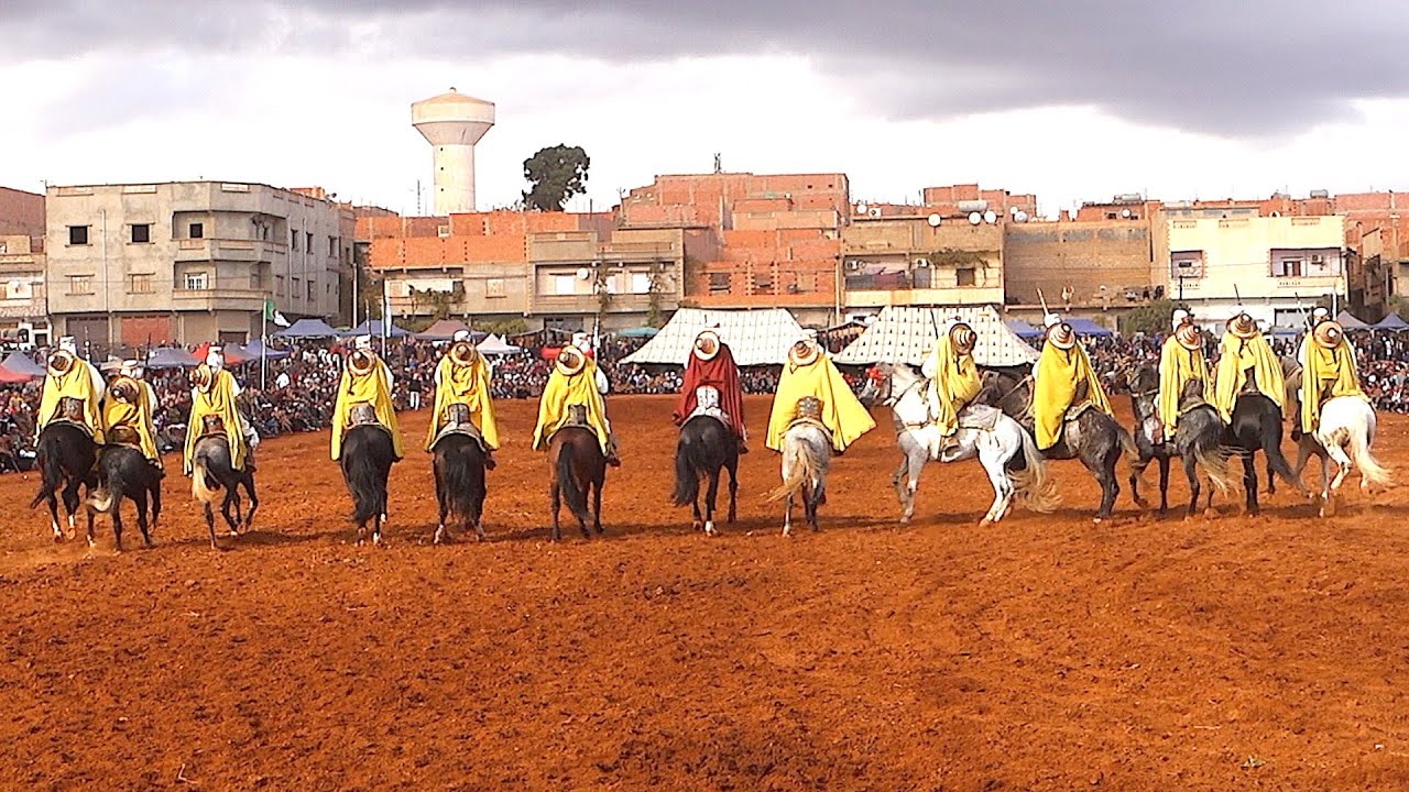 Fantasia Mascara 7 فروسية, الخيالة معسكر @Chants-et-danses-traditionnels, @dansealaoui