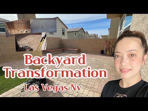 Backyard Transformation  DIY Landscape  Las Vegas NV
