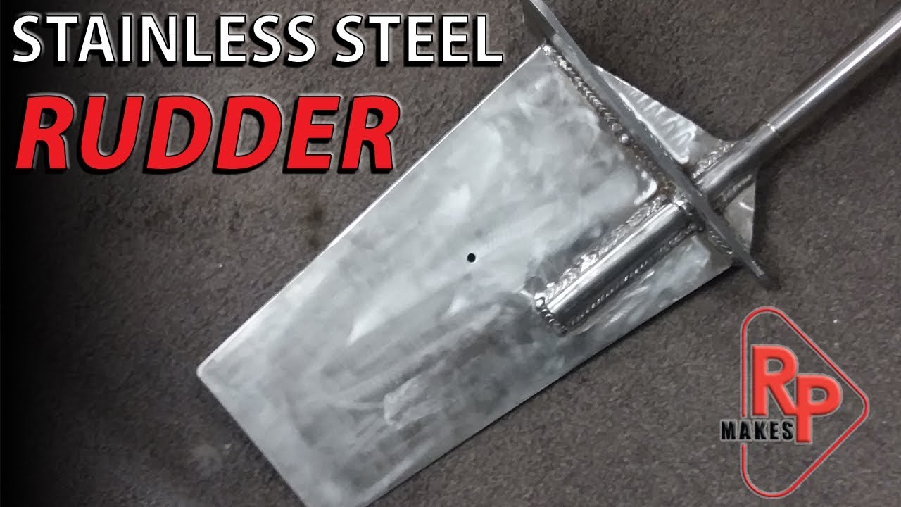 Making a Stainless Steel Boat Rudder using tab and slot ...